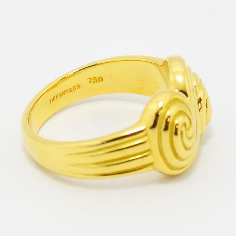 TIFFANY&Co.（ティファニー） リング 指輪 トルネード 渦巻 K18 750 約