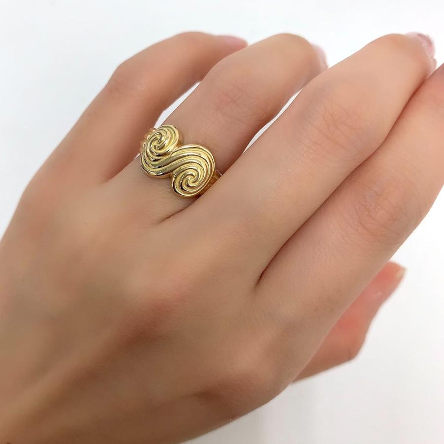TIFFANY&Co.（ティファニー） リング 指輪 トルネード 渦巻 K18 750 約
