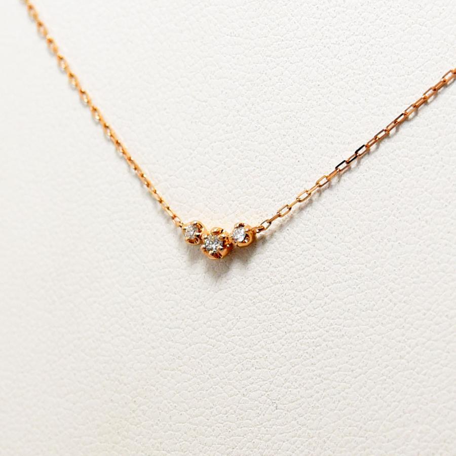 4℃（ヨンドシー） ネックレス ペンダント ダイヤモンド K18PG 新品