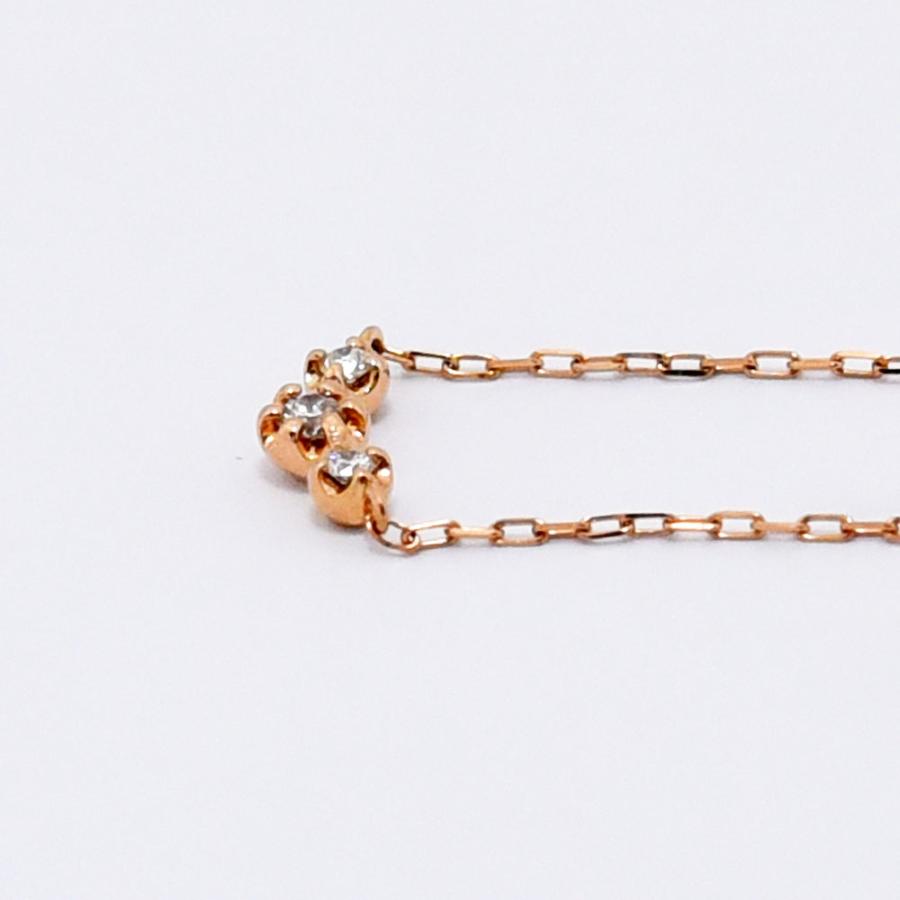 4℃（ヨンドシー） ネックレス ペンダント ダイヤモンド K18PG 新品