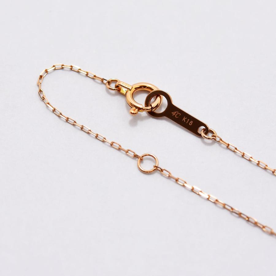 4℃（ヨンドシー） ネックレス ペンダント ダイヤモンド K18PG 新品