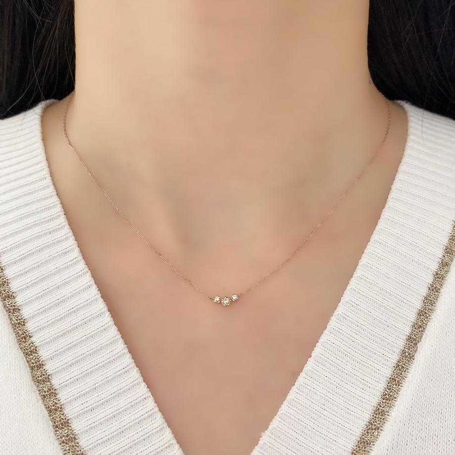 4℃（ヨンドシー） ネックレス ペンダント ダイヤモンド K18PG 新品