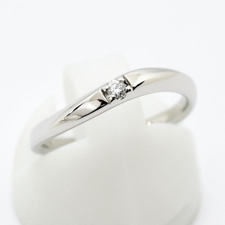 4℃ Pt950 ダイヤモンド リング 8号 4℃ ヨンドシー リング 指輪