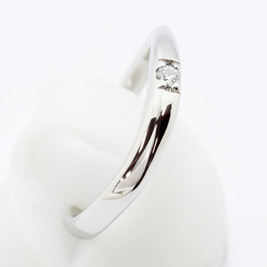 4℃（ヨンドシー） リング 指輪 ダイヤモンド PT950 約8号 新品仕上げ