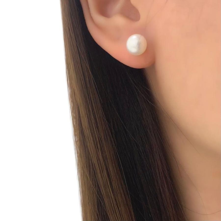 (C)TIFFANY&Co. SILVER925 パールピアス T&Co. 片耳 TIFFANY&Co.（ティファニー） ピアス 真珠 パール 7.7mm SV925