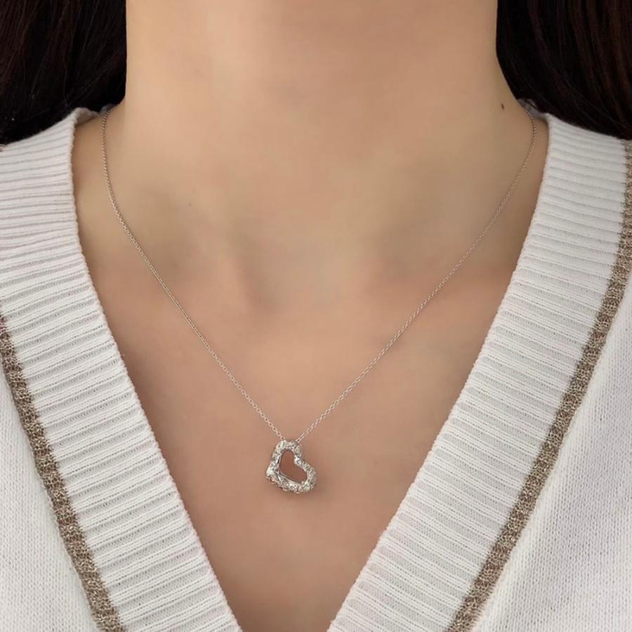 カシケイ ネックレス KASHIKEY ペンダント ハート ブラウン