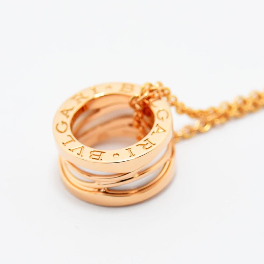 ブルガリ ネックレス ビーゼロワン レジェンド BVLGARI ペンダント B.zero1 ホワイトセラミック K18PG 新品仕上げ 中古_3