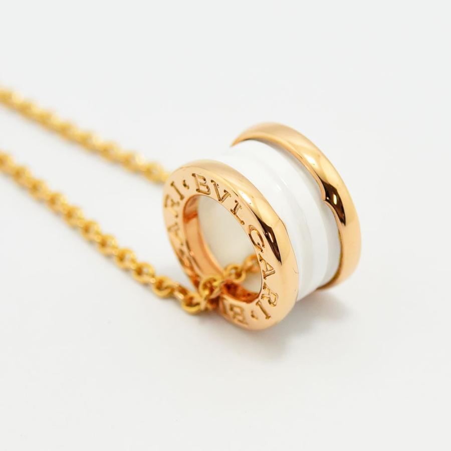 ブルガリ B-zero1 ビーゼロワン ネックレス YG ホワイトセラミック BVLGARI（ブルガリ） ネックレス ビーゼロワン ペンダント B.zero1
