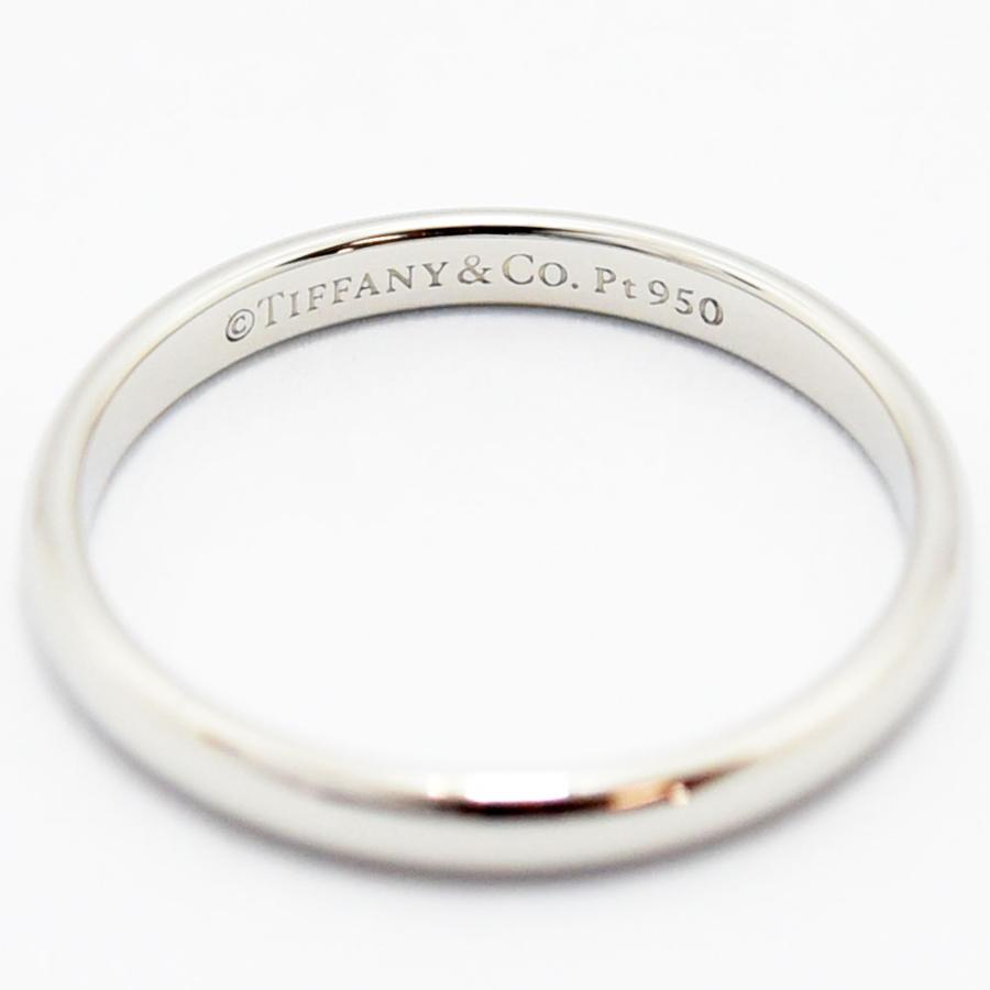 Pt950 ティファニー　クラシック バンド リング　指輪　約6.5号 TIFFANY&Co. ティファニー リング クラシック バンド 指輪 PT950