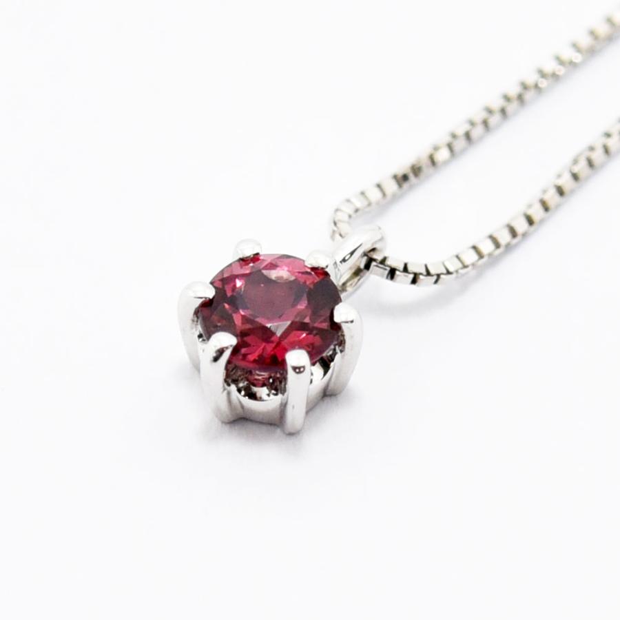 TASAKI（タサキ） ネックレス 田崎 ガーネット K18WG 新品仕上げ 中古