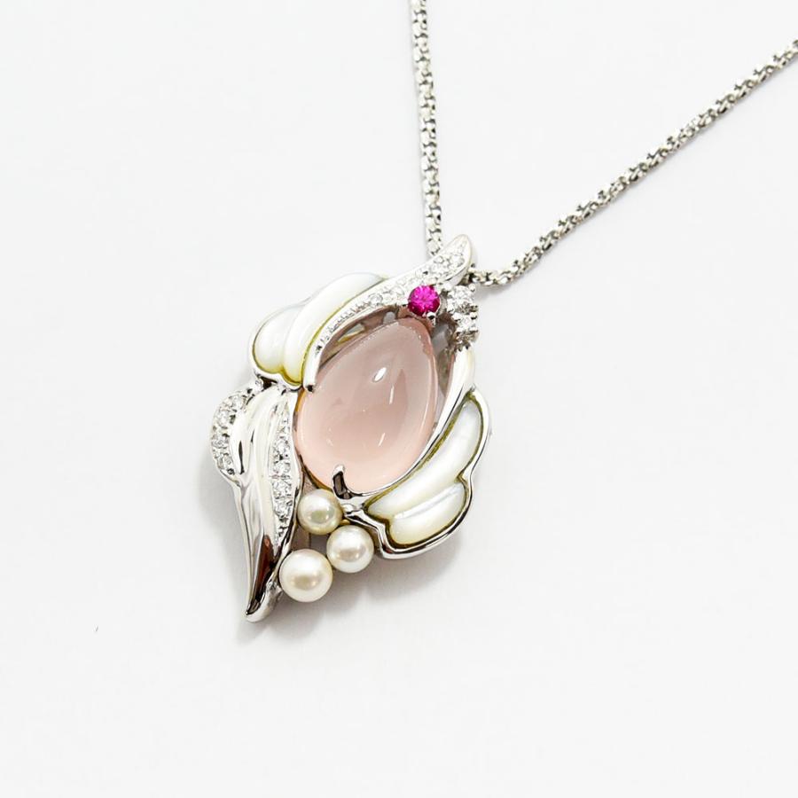 クリスティーナ ハン ネックレス Christina Han クォーツ パール