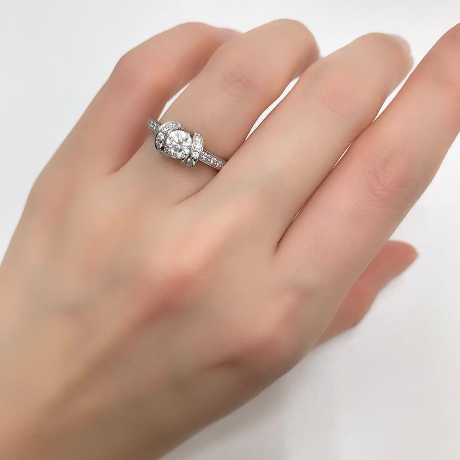 TIFFANY&Co.（ティファニー） リング 指輪 リボン ダイヤモンド 0.51