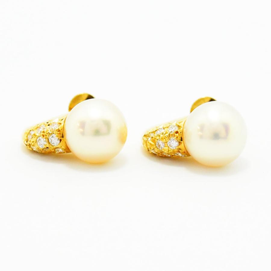 TASAKI（タサキ） イヤリング 田崎 パール 真珠 9.3mm ダイヤモンド