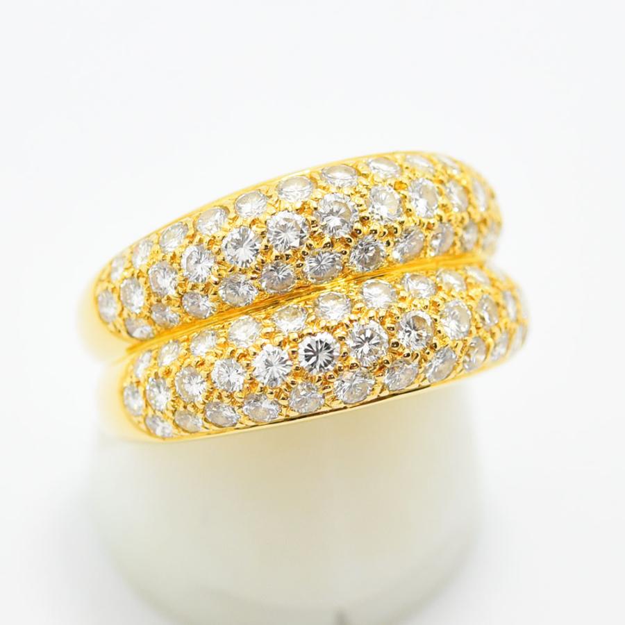 Cartier（カルティエ） リング ダブルミミ 指輪 ダイヤモンド K18 750