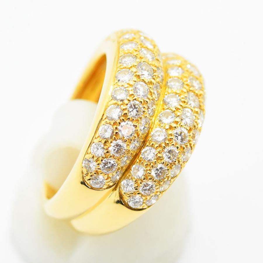 Cartier（カルティエ） リング ダブルミミ 指輪 ダイヤモンド K18 750