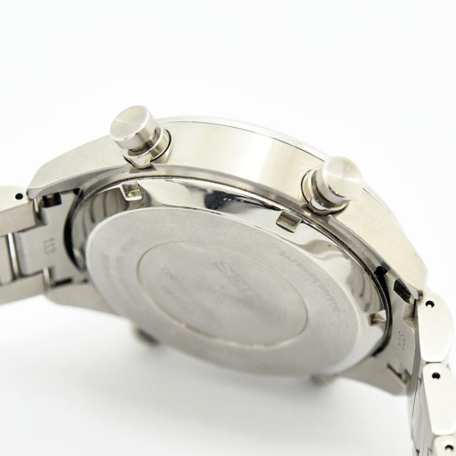 セイコー 中古 メンズ SEIKO プロスペックス スピードタイマー SBER009 8A50-00D0 セイコー腕時計110周年記念 ソーラー SS シルバーの画像