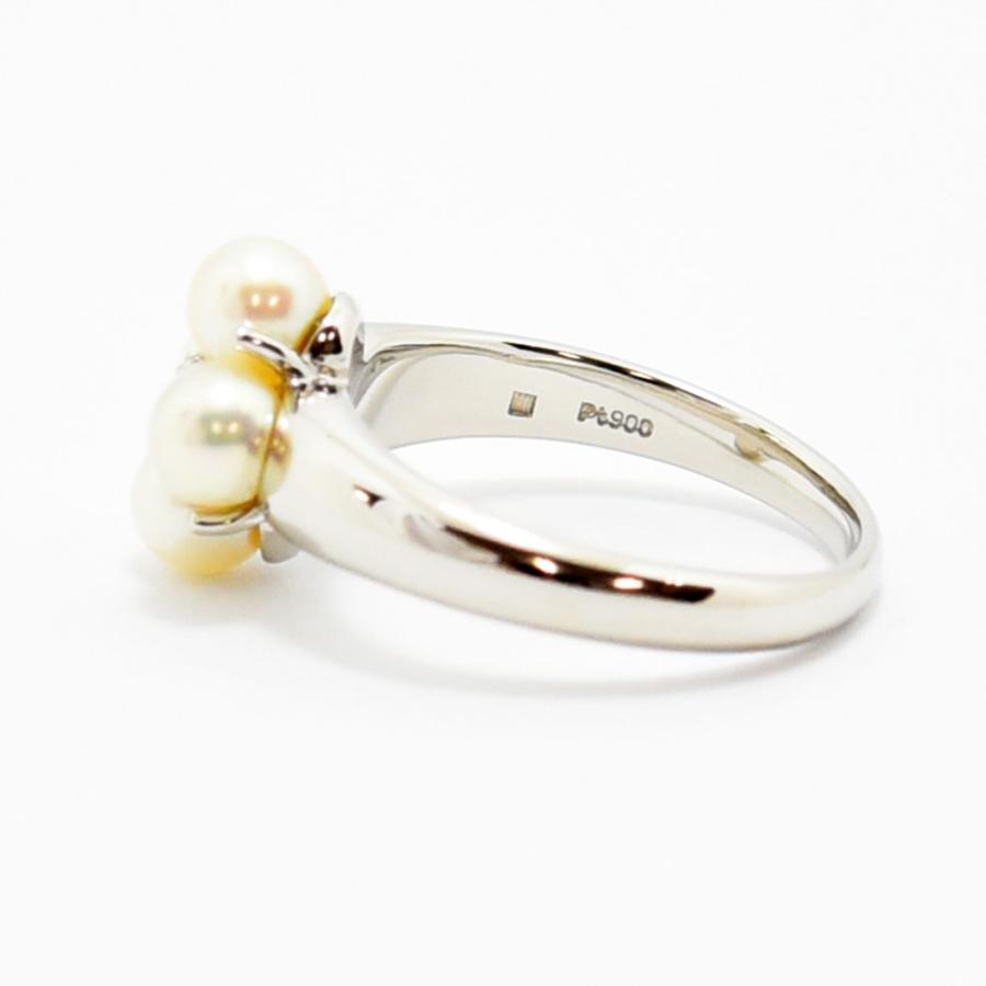 MIKIMOTO（ミキモト） リング ペルリータ 真珠 4.6mm ダイヤモンド