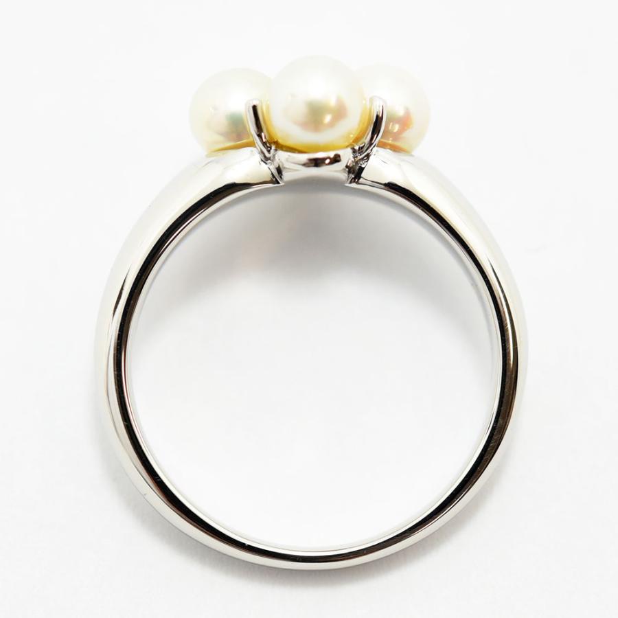 MIKIMOTO（ミキモト） リング ペルリータ 真珠 4.6mm ダイヤモンド