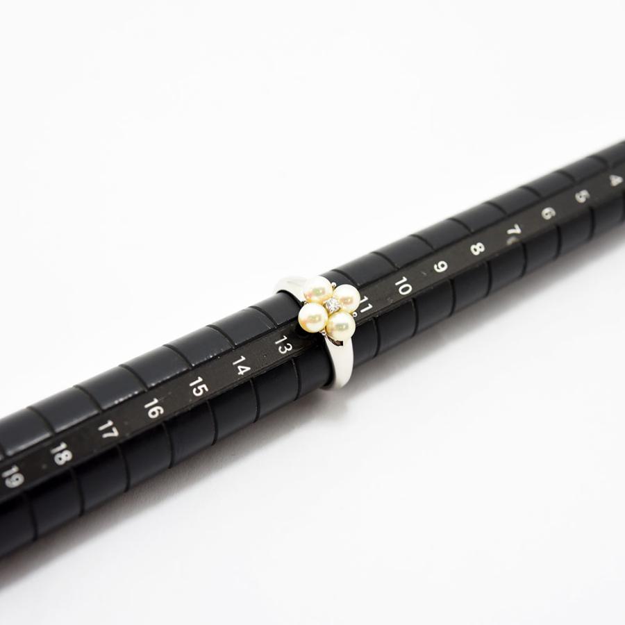 MIKIMOTO（ミキモト） リング ペルリータ 真珠 4.6mm ダイヤモンド