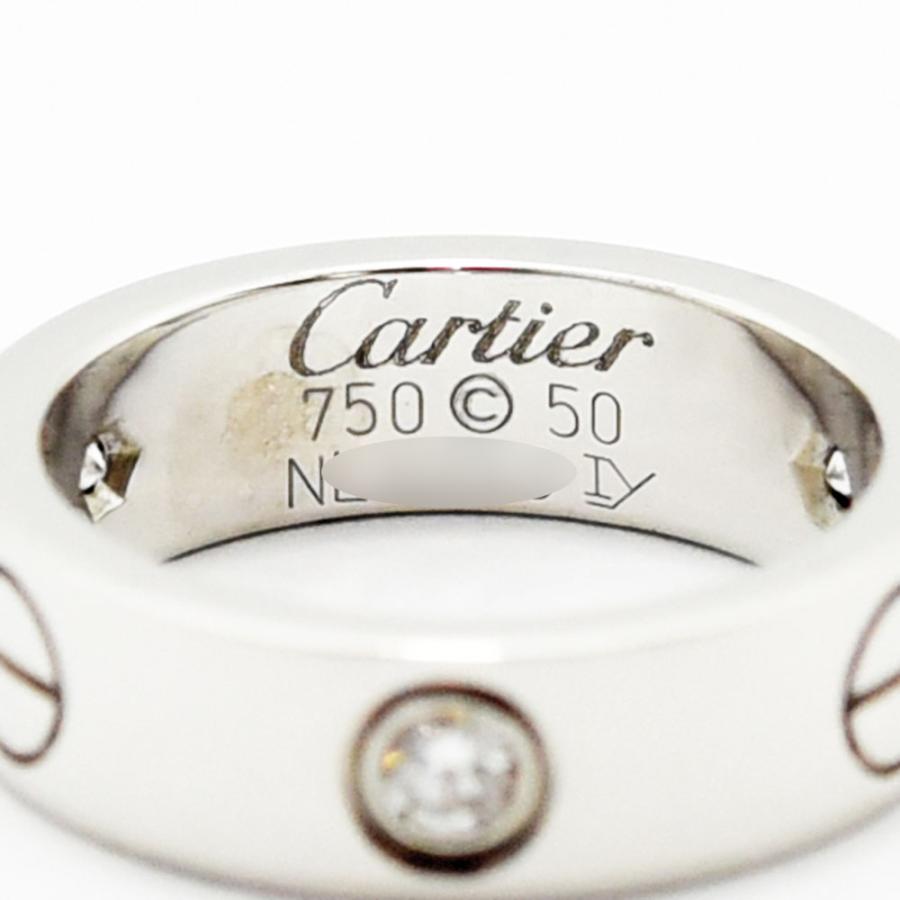 Cartier（カルティエ） リング ラブリング 指輪 ダイヤモンド 3P K18WG