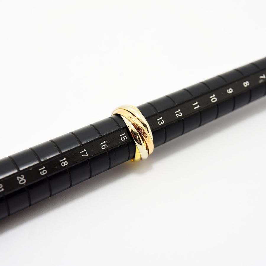 Cartier カルティエ リング トリニティ 指輪 スリーカラー 5連 K18 750