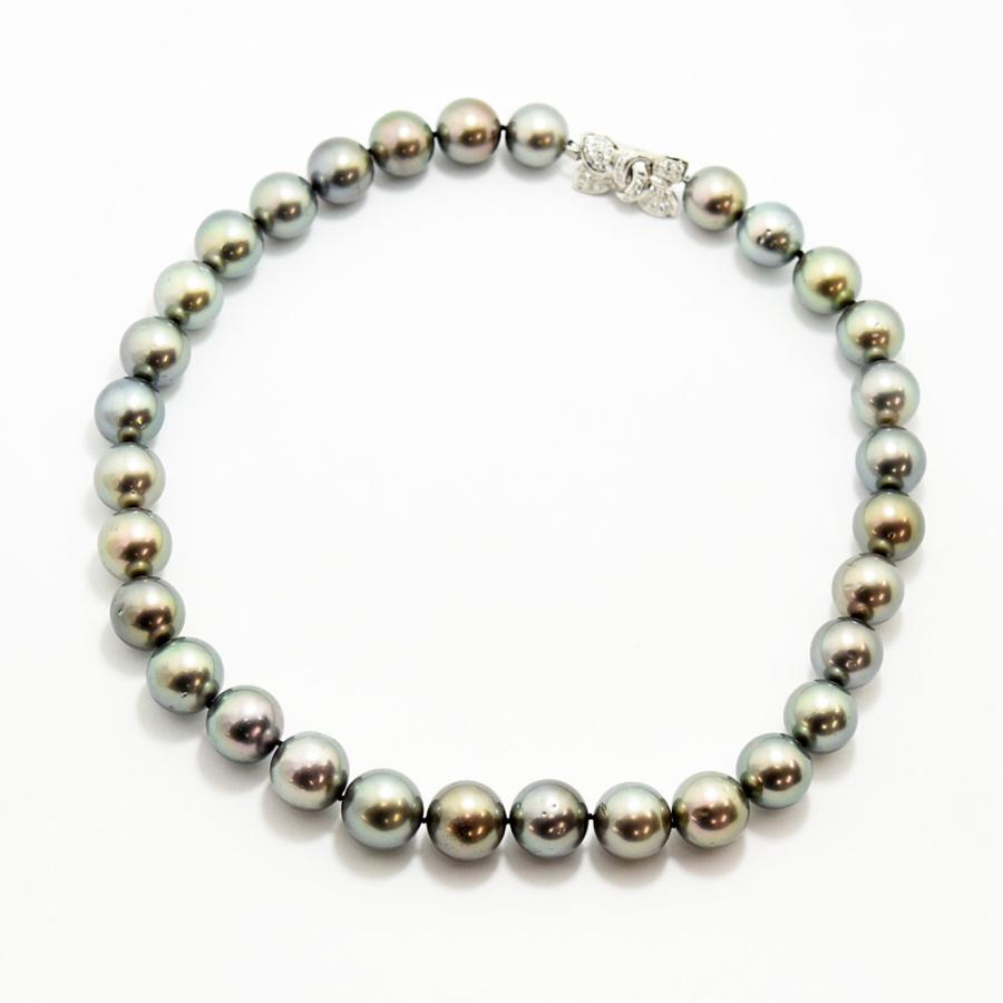 TASAKI（タサキ） ネックレス 田崎 黒蝶真珠 ダイヤモンド 0.46 南洋