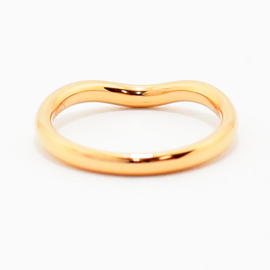 ティファニー リング カーブドバンド 15号 K18PG Tiffany & Co. - ティファニー リング カーブドバンド 15号 K18PG の