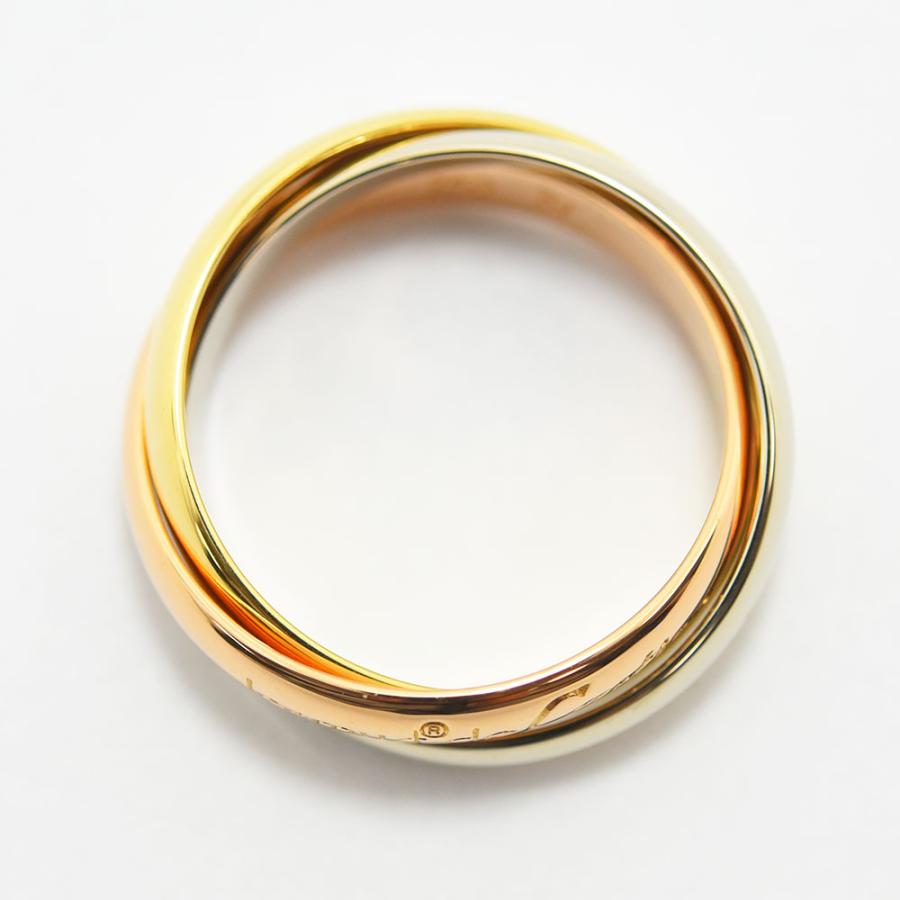 Cartier（カルティエ） リング トリニティ 指輪 スリーカラー 3連 K18