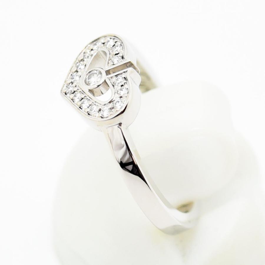 Cartier（カルティエ） リング Cハート 指輪 ダイヤモンド K18WG 750