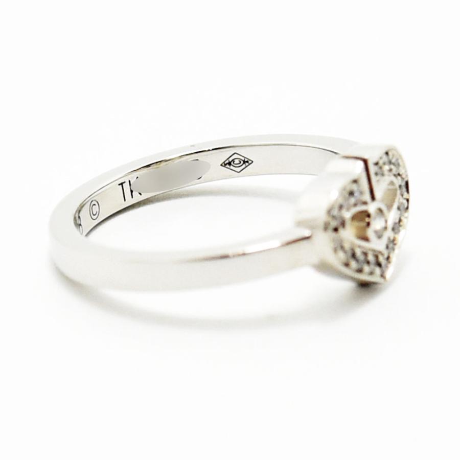 Cartier（カルティエ） リング Cハート 指輪 ダイヤモンド K18WG 750