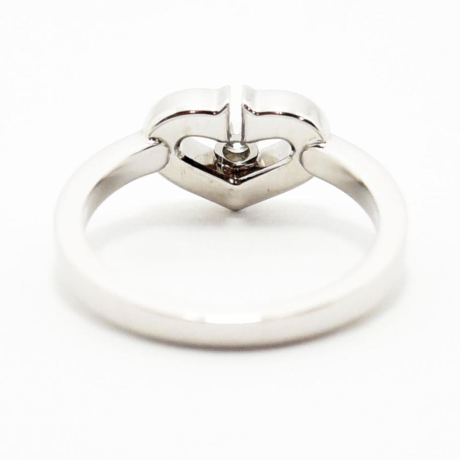 Cartier（カルティエ） リング Cハート 指輪 ダイヤモンド K18WG 750