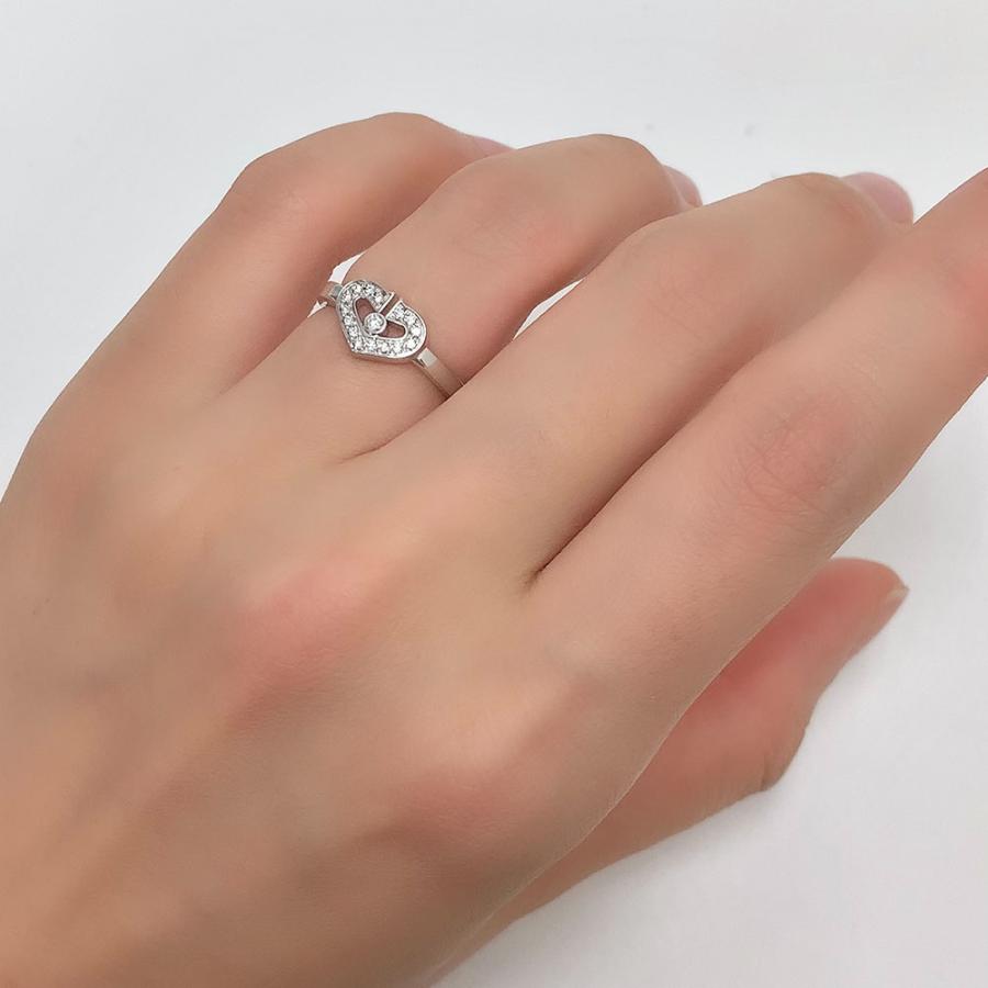Cartier（カルティエ） リング Cハート 指輪 ダイヤモンド K18WG 750