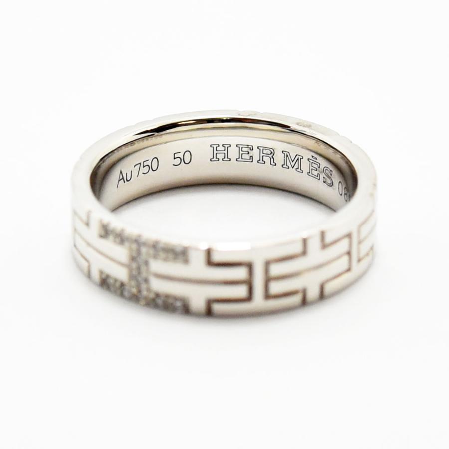 HERMES（エルメス） リング キリム 指輪 ダイヤモンド K18WG 750 #50