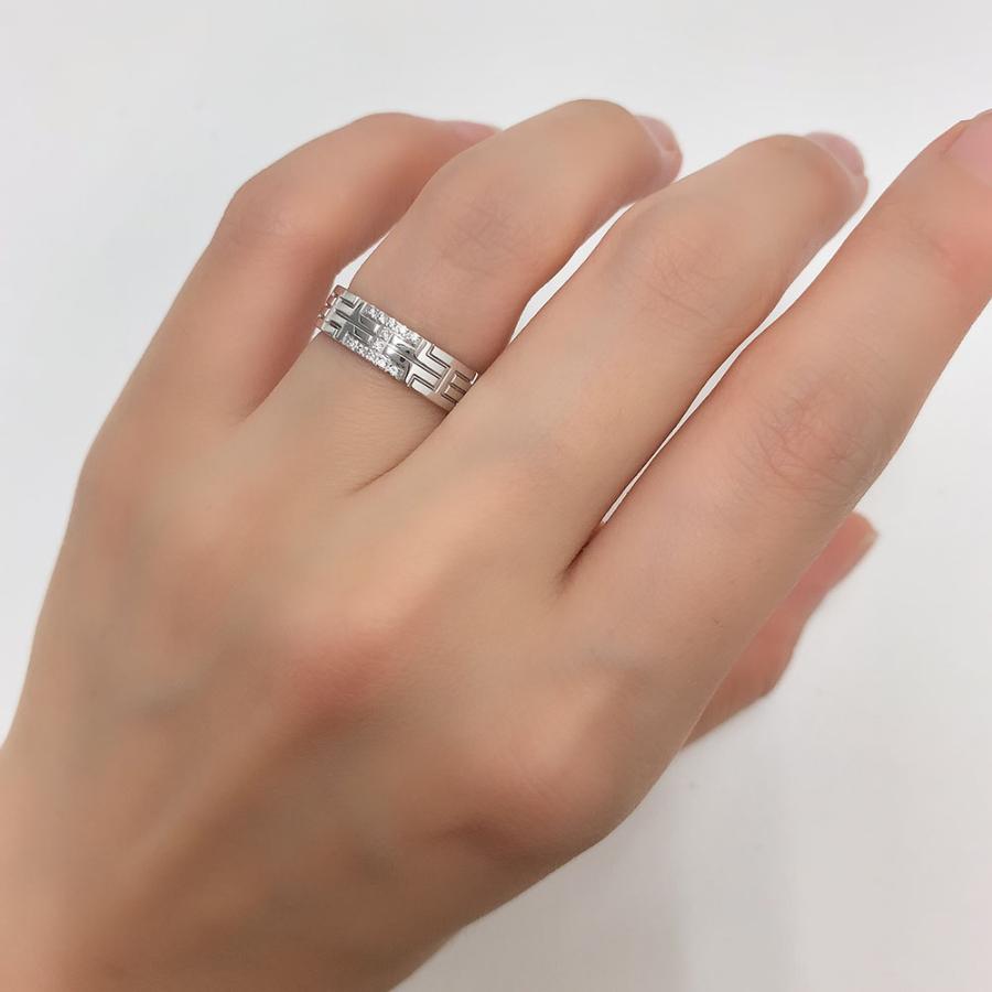HERMES（エルメス） リング キリム 指輪 ダイヤモンド K18WG 750 #50