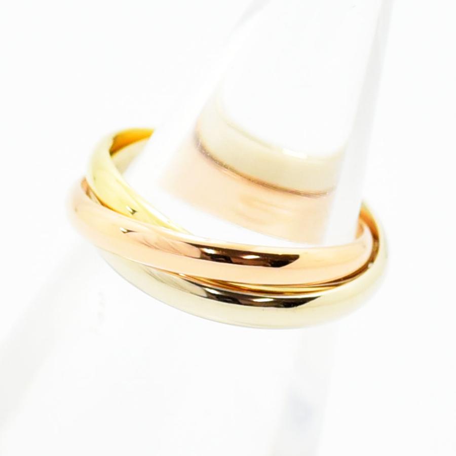 カルティエ Cartierトリニティリング スリーカラー 日本サイズ10号 カルティエ Cartierトリニティリング スリーカラー 日本サイズ10号