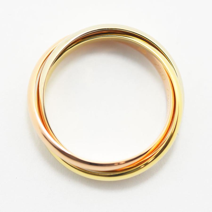 Cartier（カルティエ） リング トリニティ 指輪 スリーカラー 3連 K18