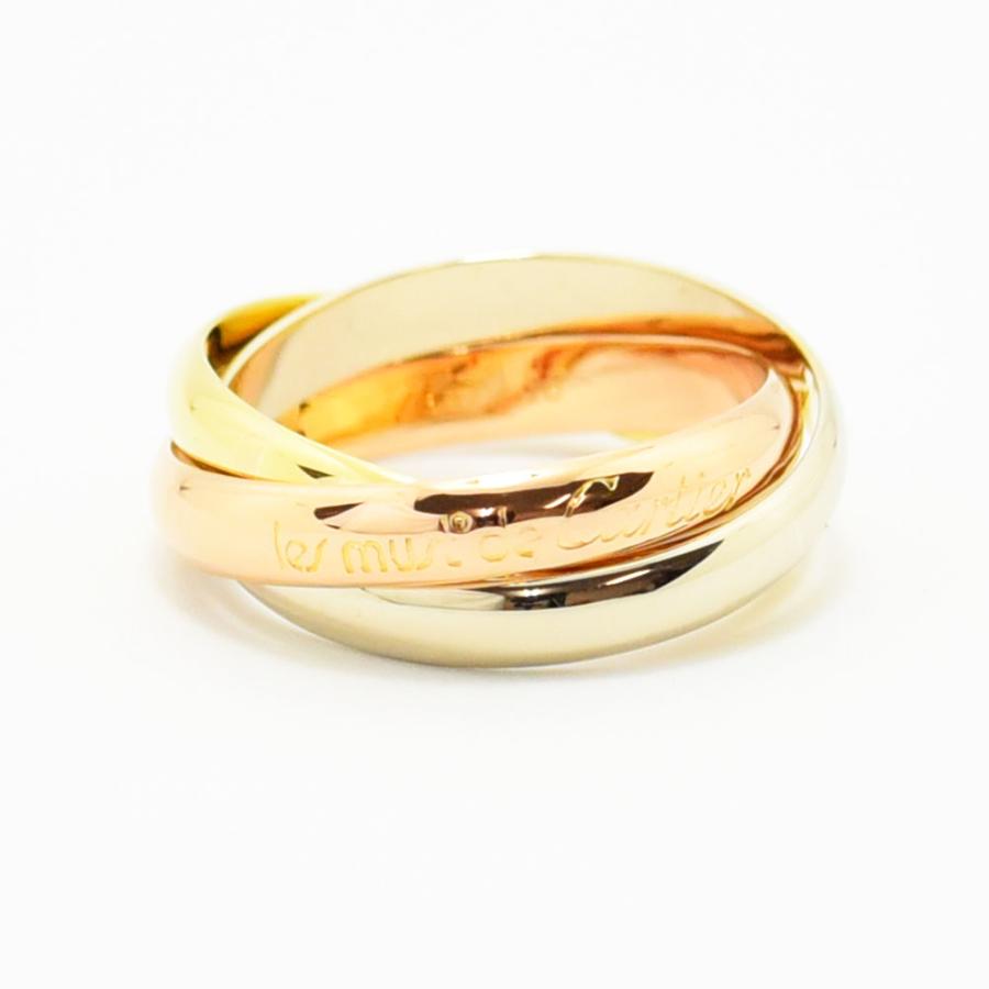 Cartier 750ゴールド 3連リング Cartier（カルティエ） リング トリニティ 指輪 スリーカラー 3連 K18