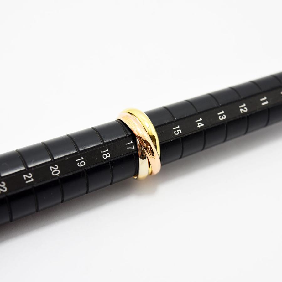 Cartier（カルティエ） リング トリニティ 指輪 スリーカラー 3連 K18