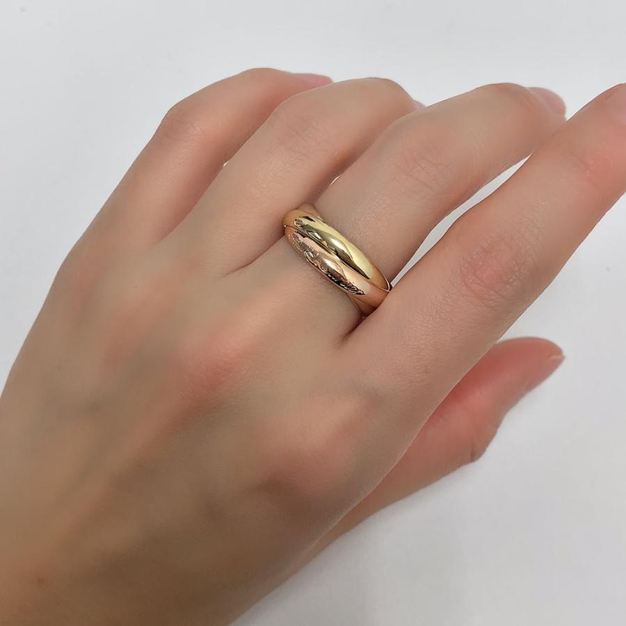 Cartier/カルティエ K18 トリニティリング スリーカラー クラシック Cartier（カルティエ） トリニティリング スリーカラー クラシック 58