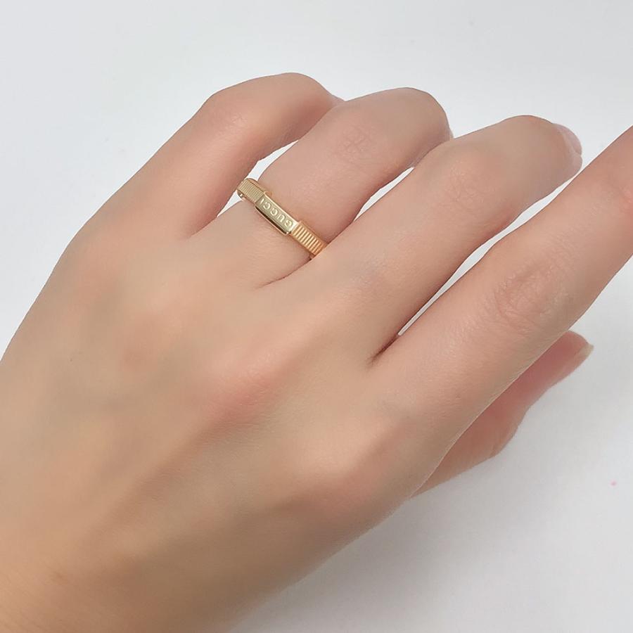 GUCCI（グッチ） リング リンクトゥラブ 指輪 K18 #8 約8号 新品仕上げ 
