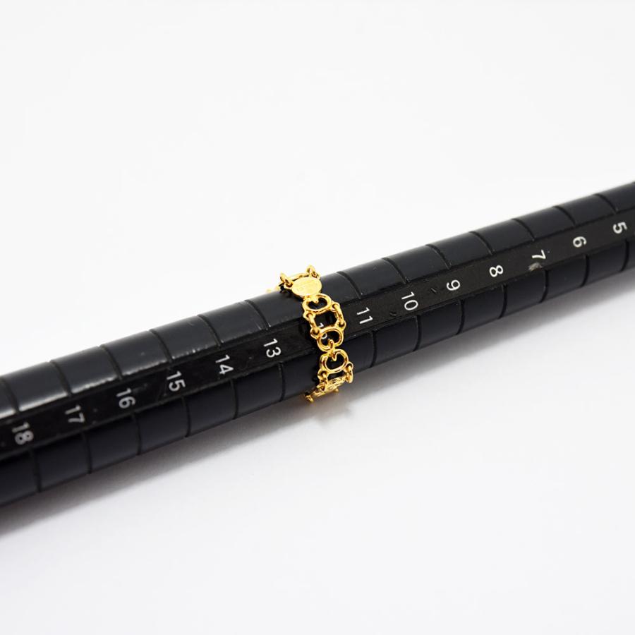 GUCCI（グッチ） リング ロゴチェーン 指輪 GG K18 750 約12号 新品