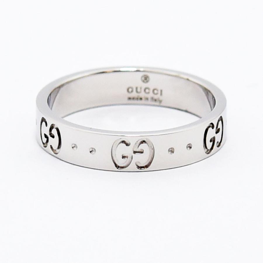 GUCCI（グッチ） リング アイコン 指輪 K18WG #13 約12.5号 新品仕上げ 