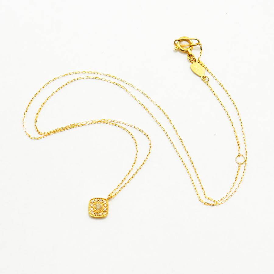 agete（アガット） ネックレス ダイヤモンド 0.06 K18 750 新品仕上げ