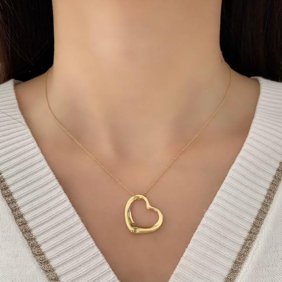 TIFFANY&Co.（ティファニー） ネックレス オープンハート ペンダント