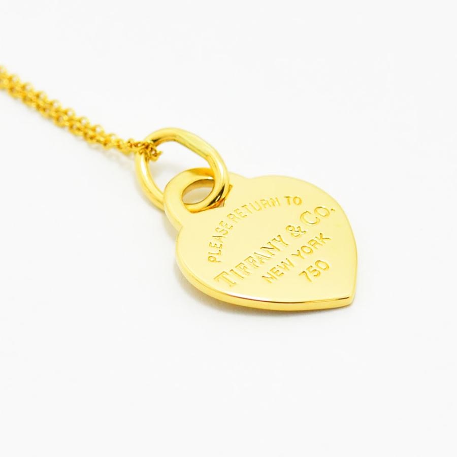 ティファニー ネックレス リターン トゥ ティファニー TIFFANY&Co. ペンダント エルサペレッティ ハート K18 750 新品仕上げ 中古_2