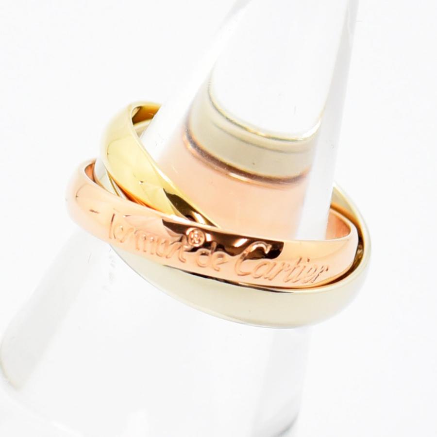 Cartier（カルティエ） リング トリニティ 指輪 スリーカラー 3連 K18