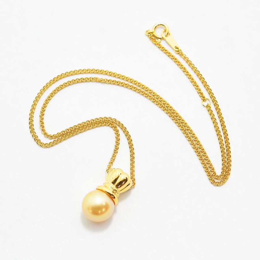 TASAKI（タサキ） ネックレス 田崎 ゴールデンパール 10.5mm 南洋真珠 