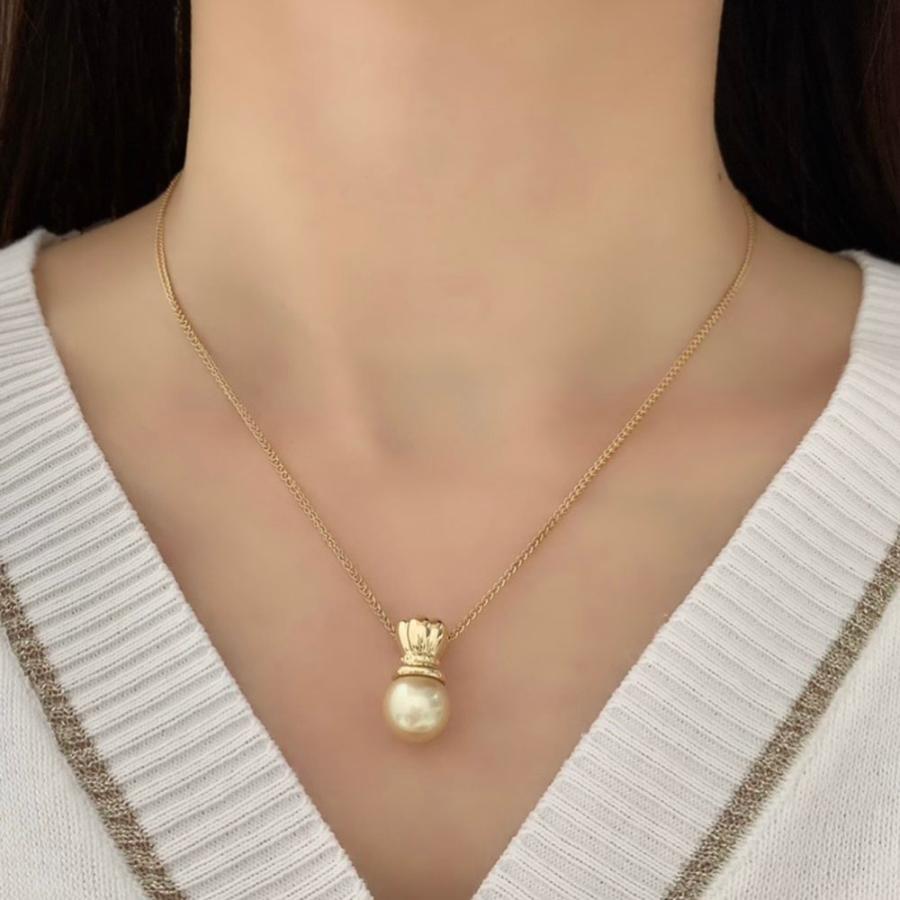 TASAKI（タサキ） ネックレス 田崎 ゴールデンパール 10.5mm 南洋真珠