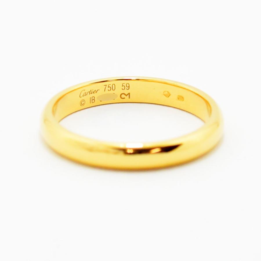 Cartier（カルティエ） リング バンド 指輪 K18 750 #59 約19号 新品