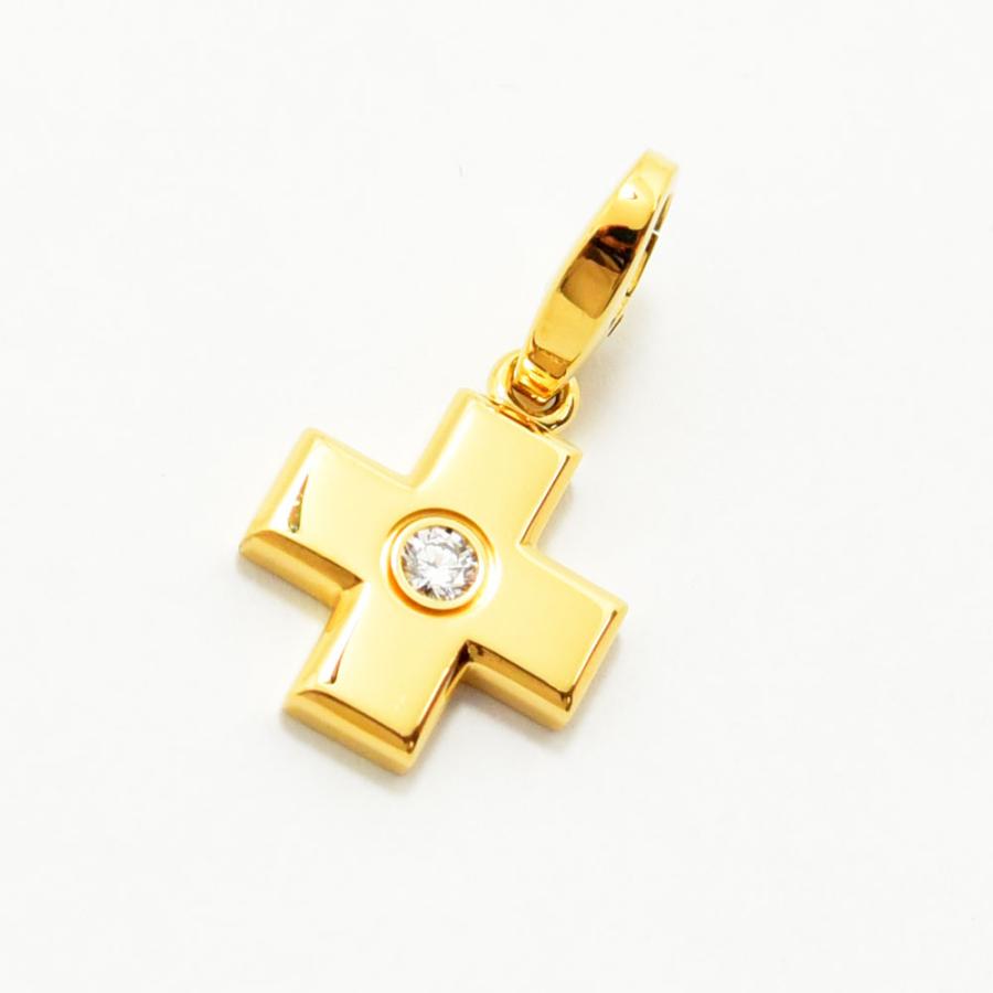 Cartier（カルティエ） ペンダントトップ クロスチャーム ダイヤモンド